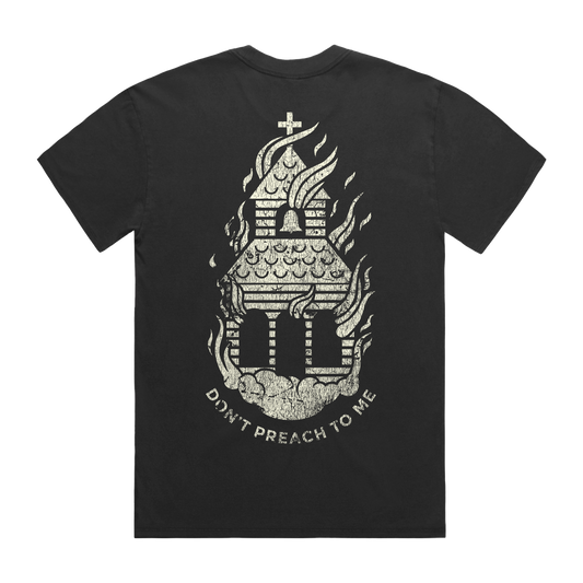That's The Spirit 10th Anniversary | Faded Black Don't Preach Tee