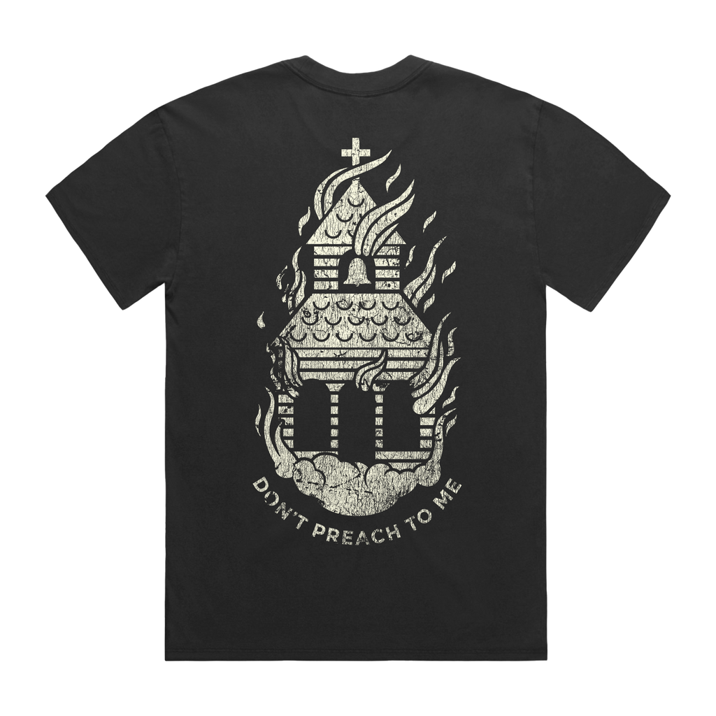 That's The Spirit 10th Anniversary | Faded Black Don't Preach Tee