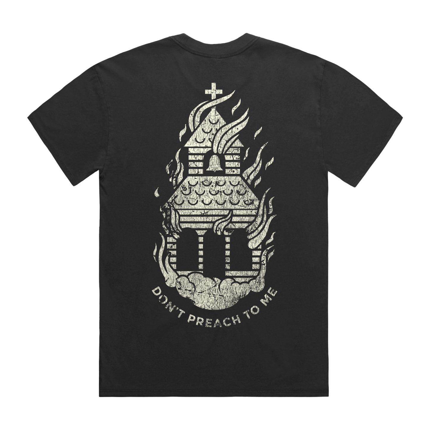 That's The Spirit 10th Anniversary | Faded Black Don't Preach Tee