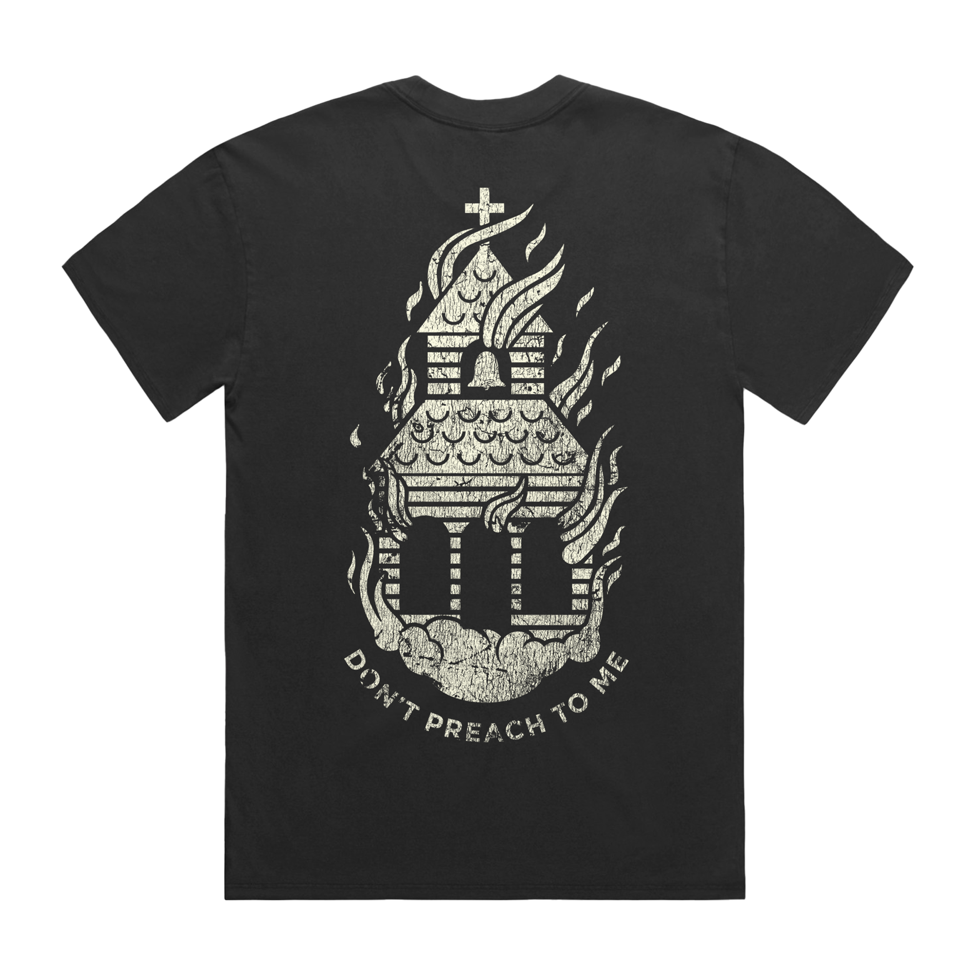 That's The Spirit 10th Anniversary | Faded Black Don't Preach Tee
